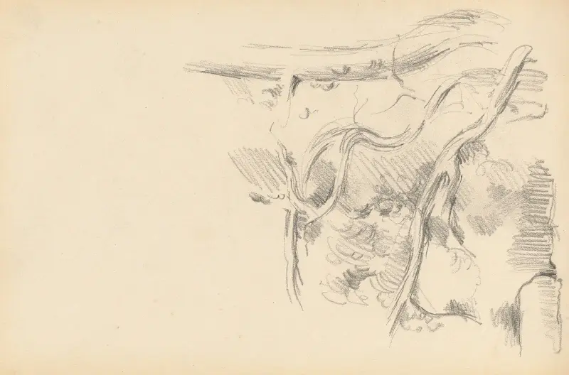 Pine Tree av Paul Cézanne