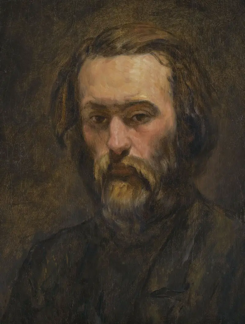 Männerporträt von Paul Cézanne