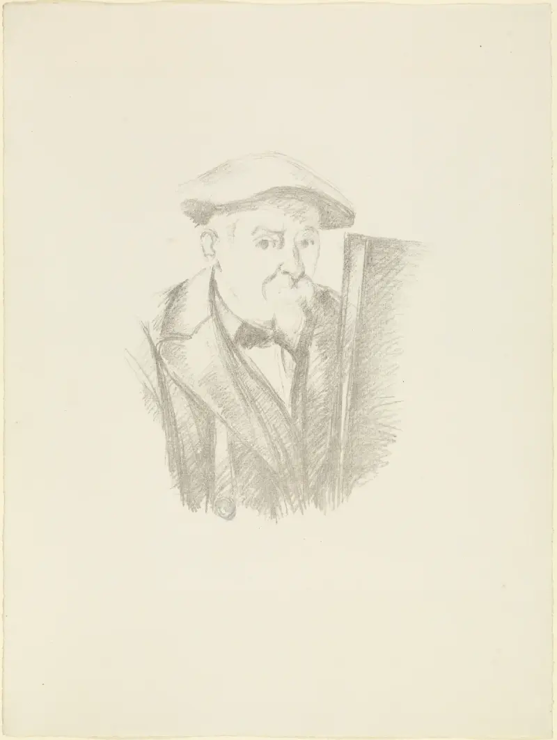 Selbstbildnis av Paul Cézanne