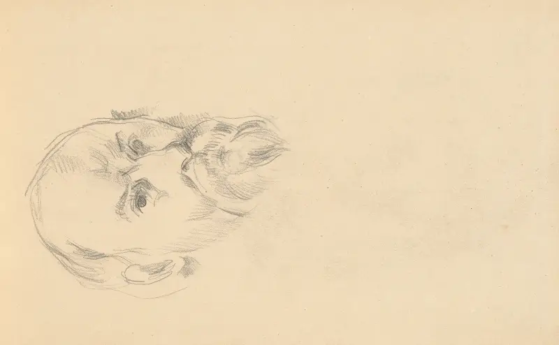 Self-Portrait, 1895 av Paul Cézanne