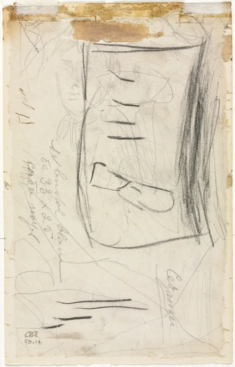 Skizze von Madame Cézanne von Paul Cézanne