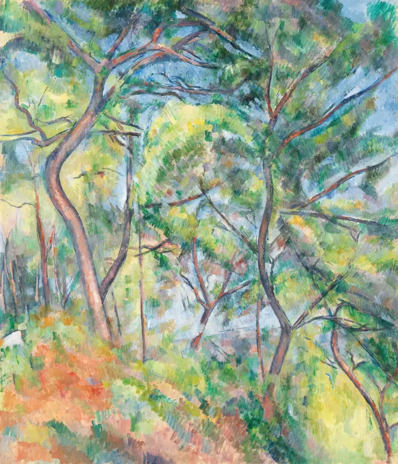 Poszycie leśne, 1894, Paul Cézanne