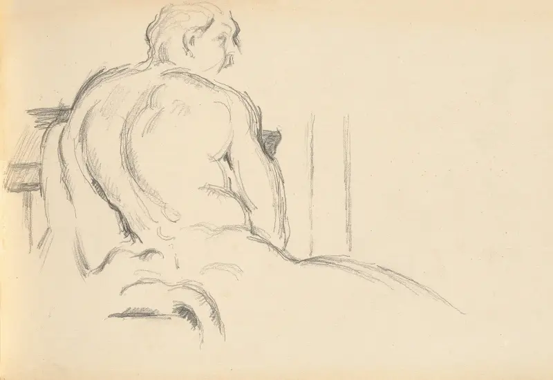 Study of Puget’s ‘Hercules Resting’ av Paul Cézanne