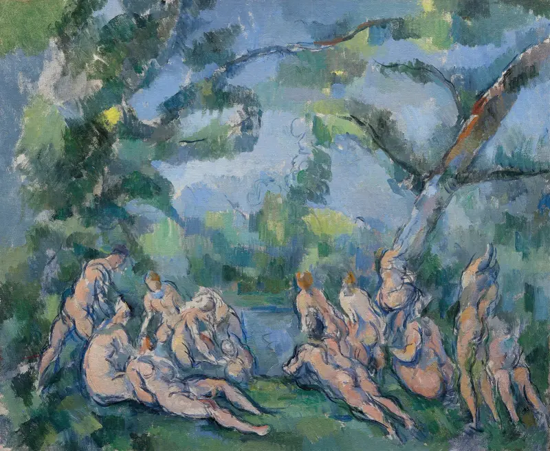 Kąpiący się, 1899, Paul Cézanne