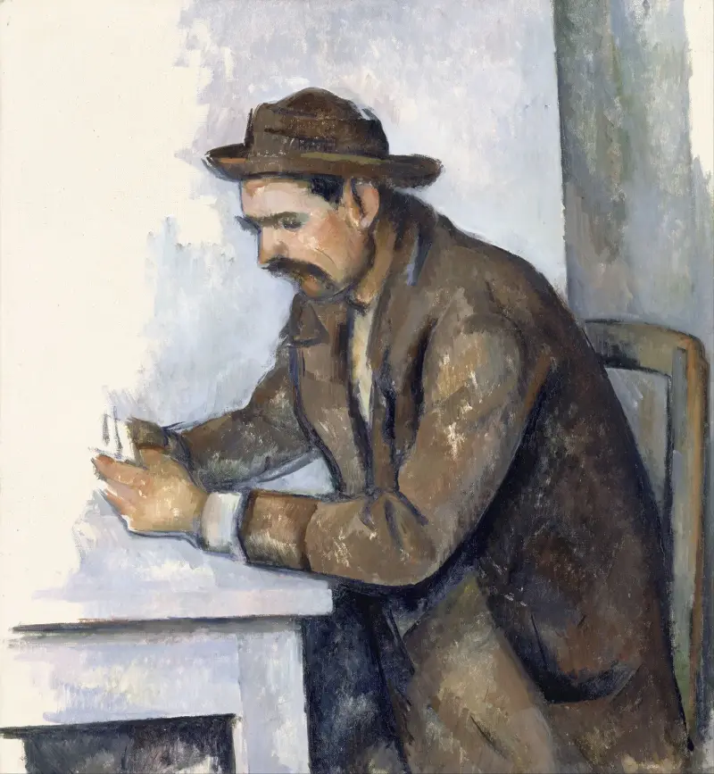 Gracz w karty, Paul Cézanne