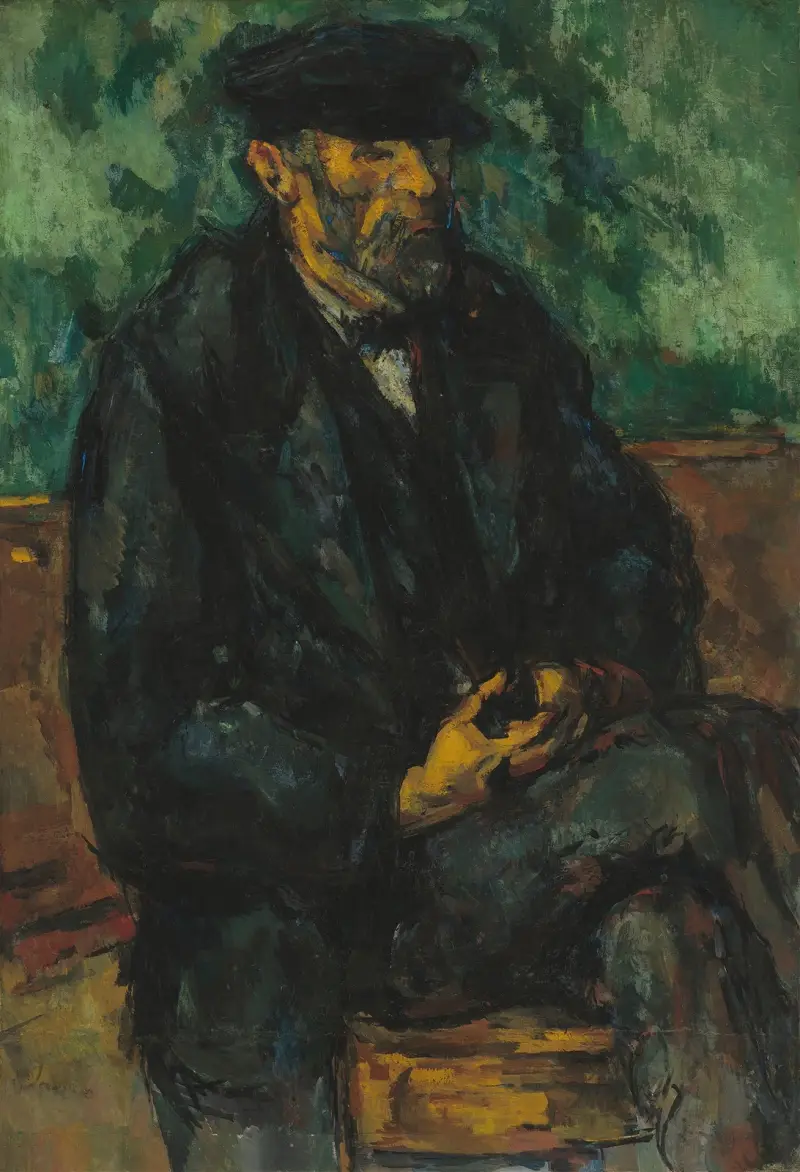 The Gardener Vallier av Paul Cézanne