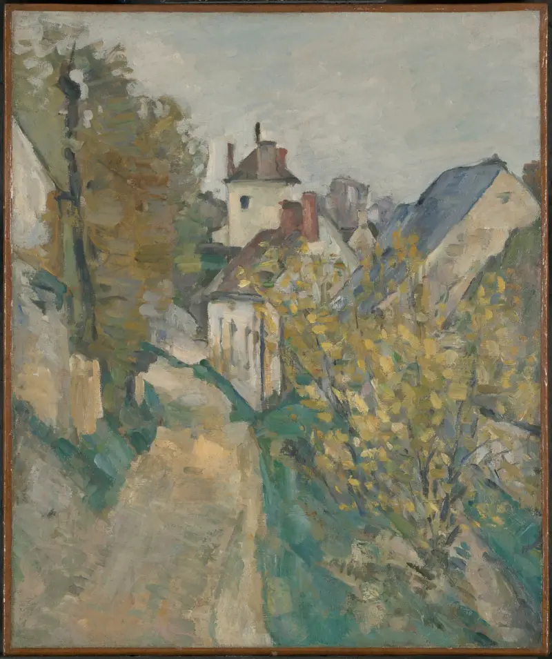 Doktor Gachets hus i Auvers-sur-Oise av Paul Cézanne