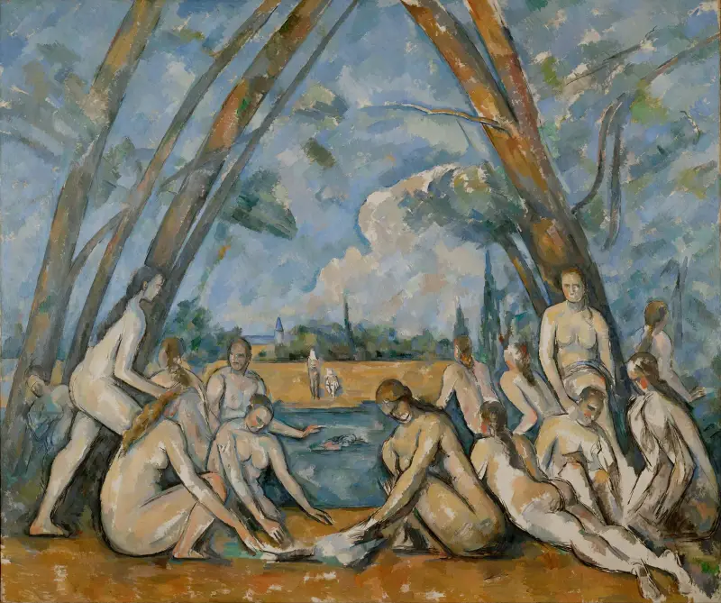 The Large Bathers av Paul Cézanne