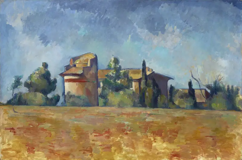 The Pigeon House Of Bellevue av Paul Cézanne