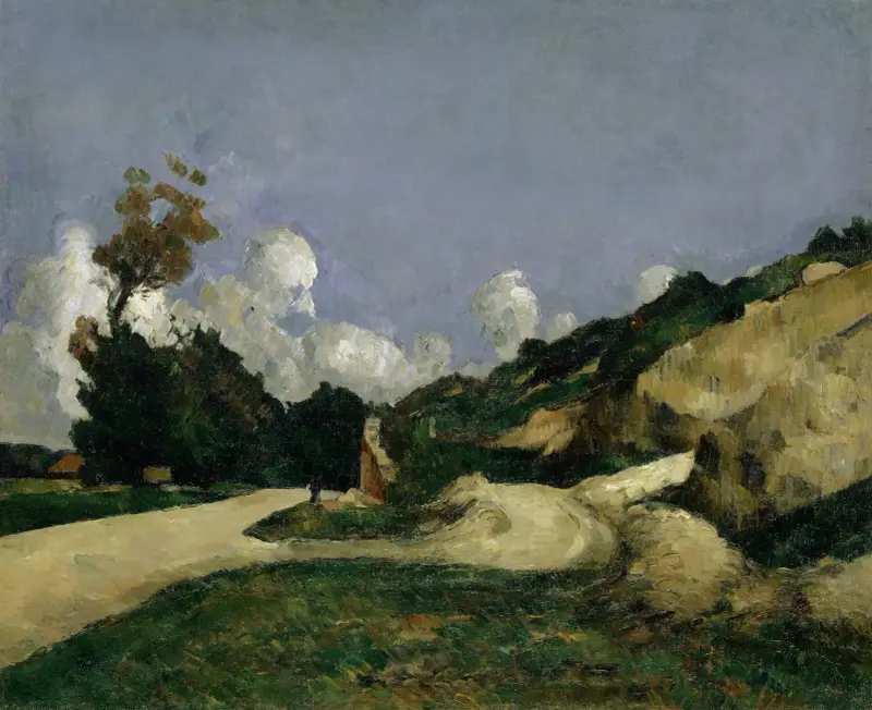 The Road av Paul Cézanne
