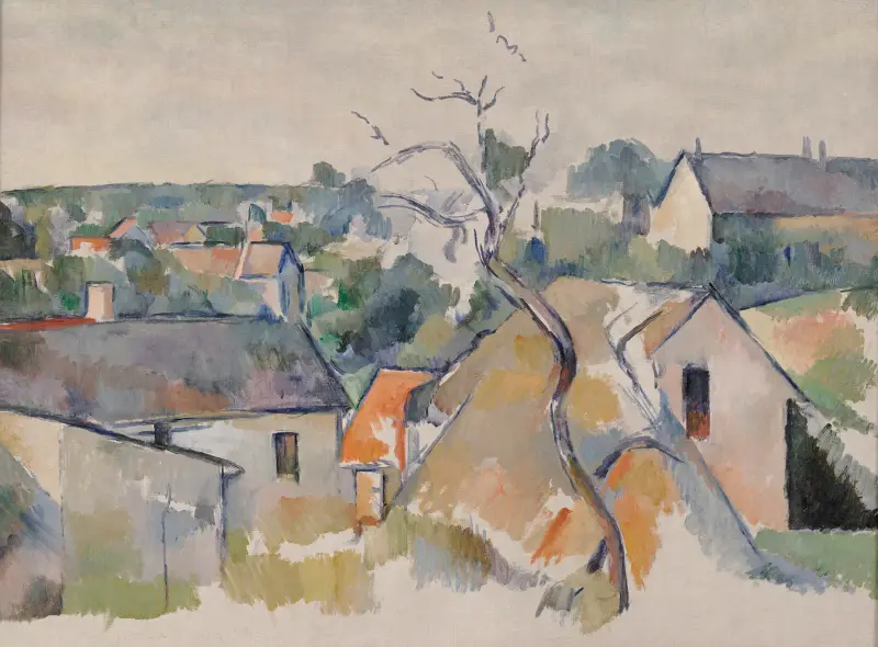 Die Dächer von Paul Cézanne