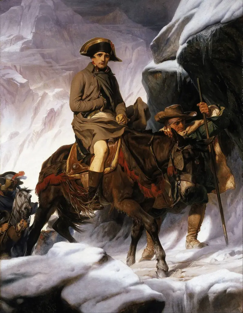 Napoleon Crossing the Alps av Paul Delaroche