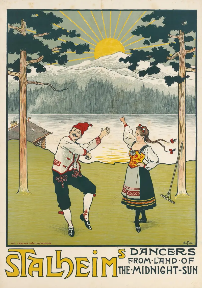 Stalheims Tänzer aus dem Land der Mitternachtssonne von Paul Fischer