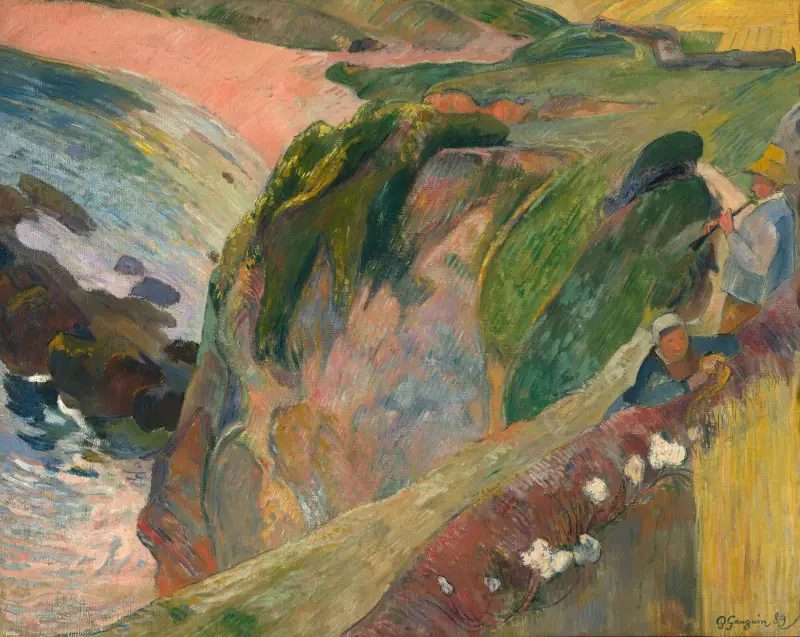 Above The Sea av Paul Gauguin