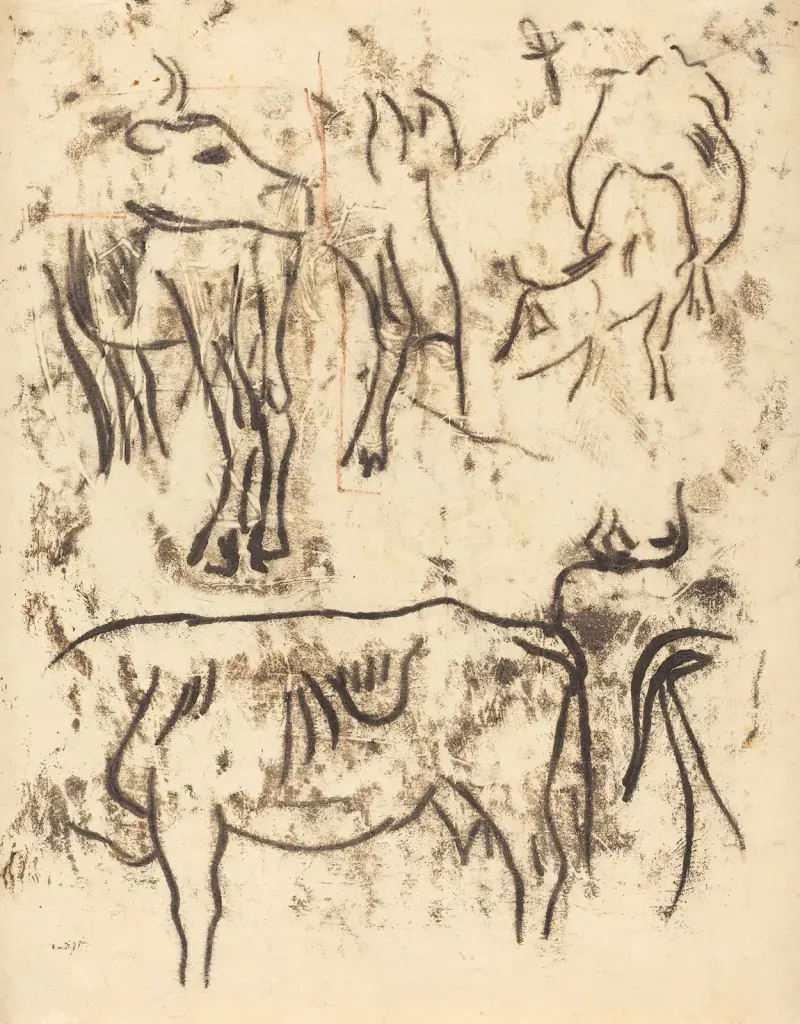 Animal Studies av Paul Gauguin