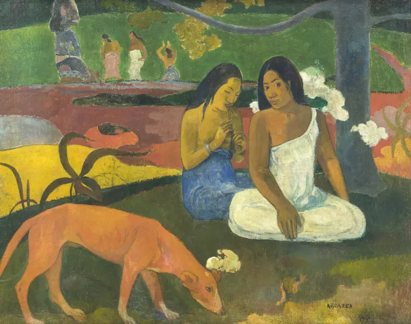 Arearea (Joyfulness) av Paul Gauguin