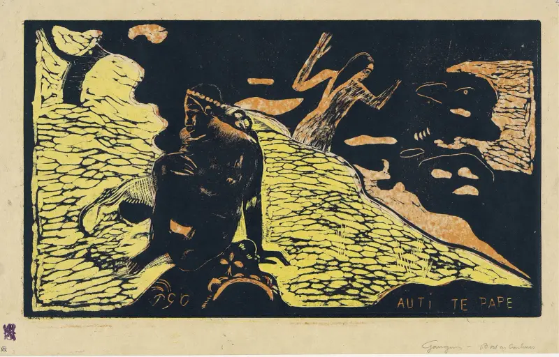 Auti te Pape (Kobiety nad rzeką), 1894, Paul Gauguin