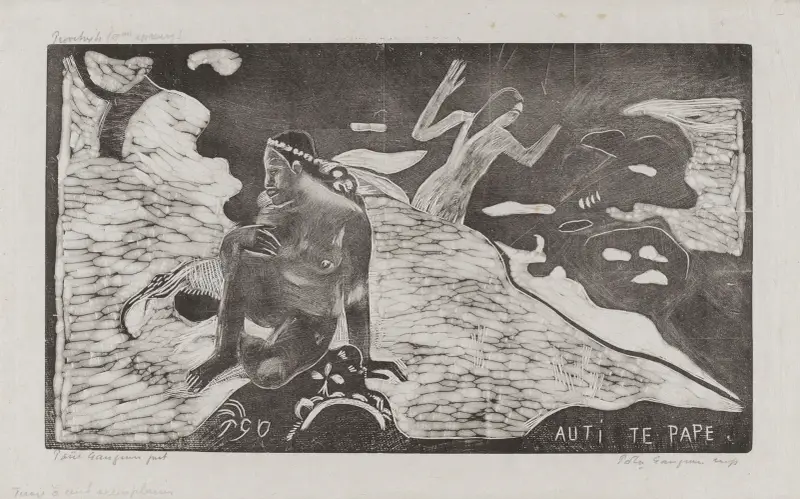 Auti Te Pape – nr 1 av Paul Gauguin