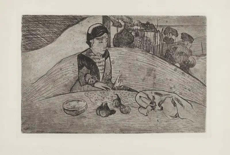 La femme aux figues av Paul Gauguin