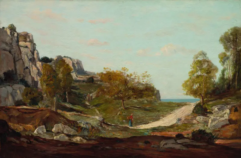 Krajobraz w Saint-André, pod Marsylią, Paul Gauguin
