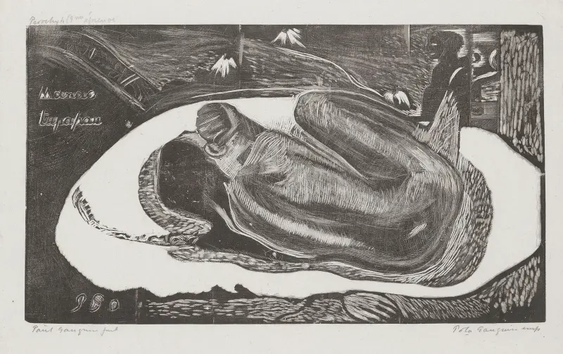 Manao Tupapau (Elle pense au revenant) – nr 1 av Paul Gauguin