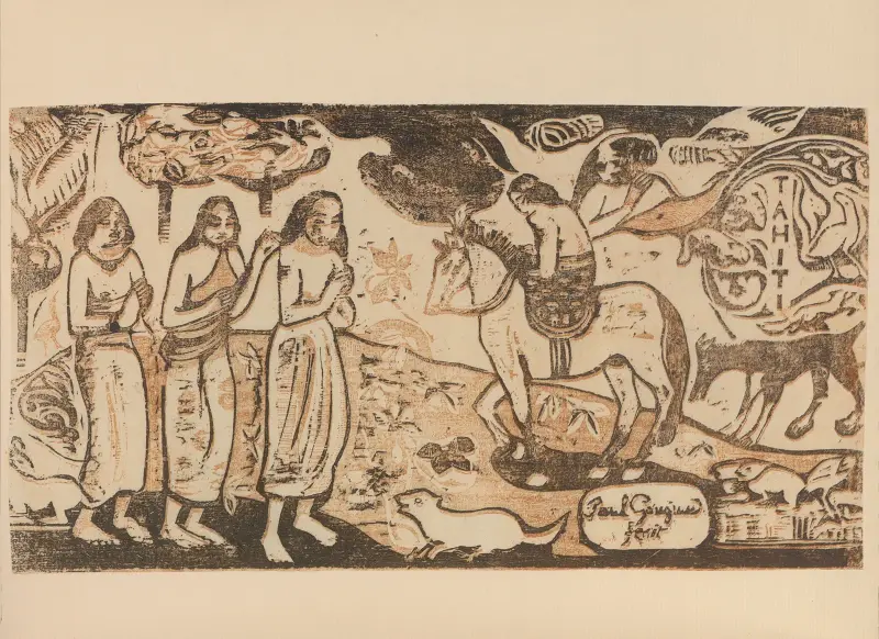 Noa Noa, Tafel 46 von Paul Gauguin