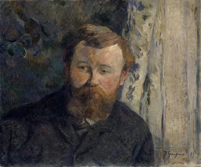 Porträtt av målaren Achille Granchi-Taylor av Paul Gauguin