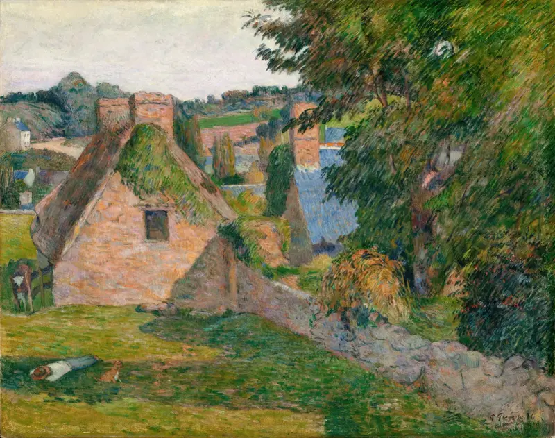 Fältet vid Derout-Lollichon av Paul Gauguin