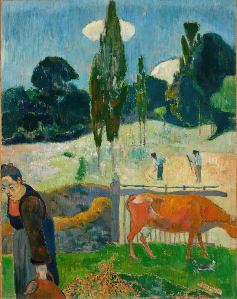 The Red Cow av Paul Gauguin
