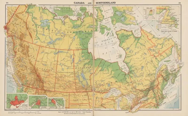 Kanada und Neufundland von John Paul Goode
