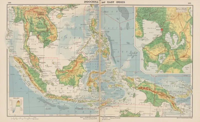Indochina und Ostindien von John Paul Goode