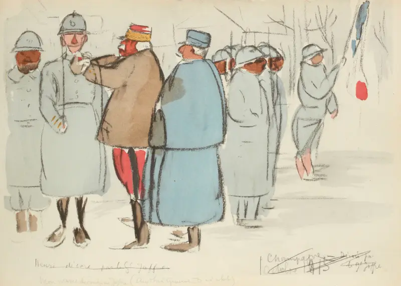 Min brorson dekorerad av Joffre, oktober 1915 av Paul Goute