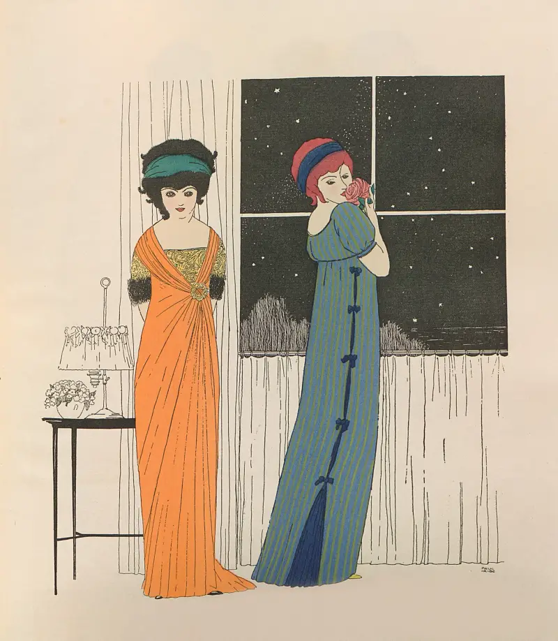 Paul Poirets Kleider, Tafel 8 von Paul Iribe
