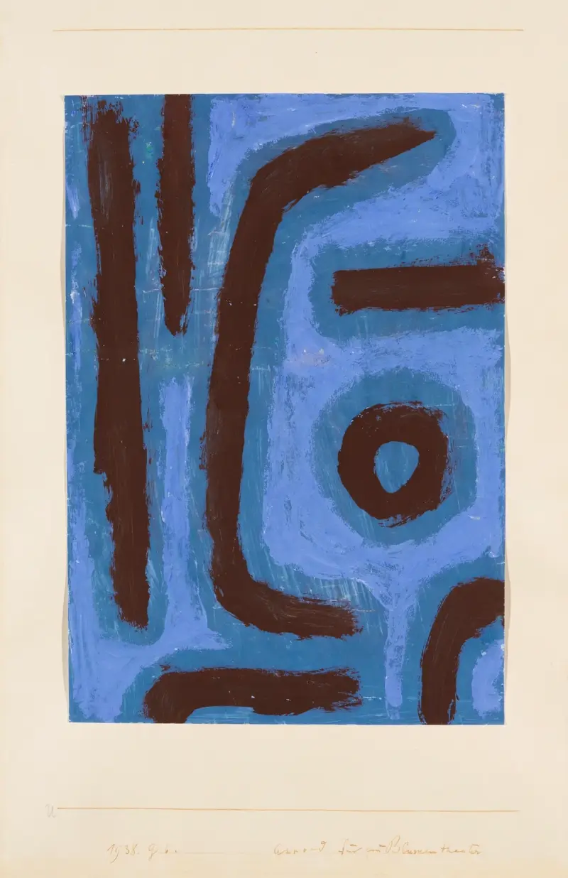 Ackord för en blomteater av Paul Klee