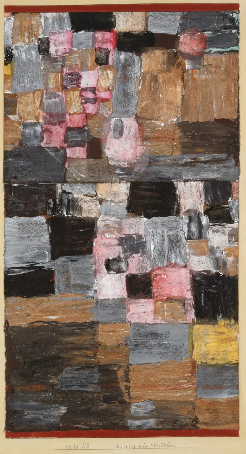 Wznoszenie się małego miasta, Paul Klee