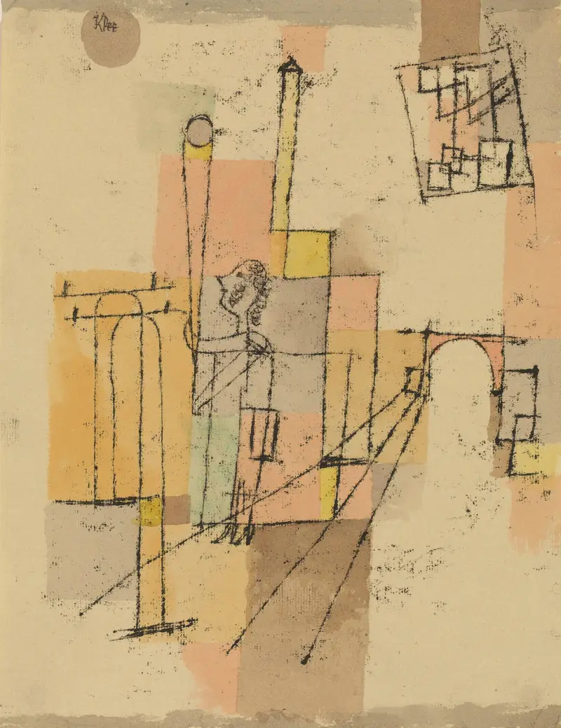 Before the Festivity av Paul Klee