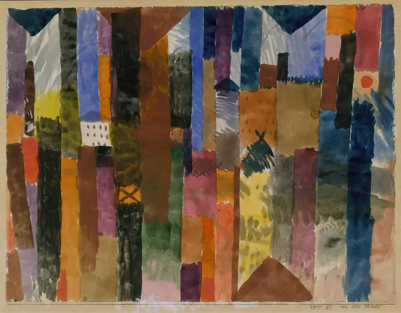 Przed miastem, Paul Klee