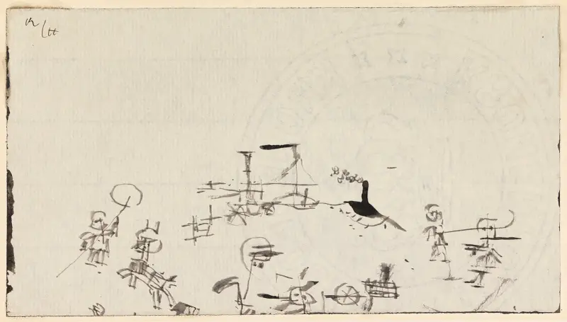Belebter Strand av Paul Klee