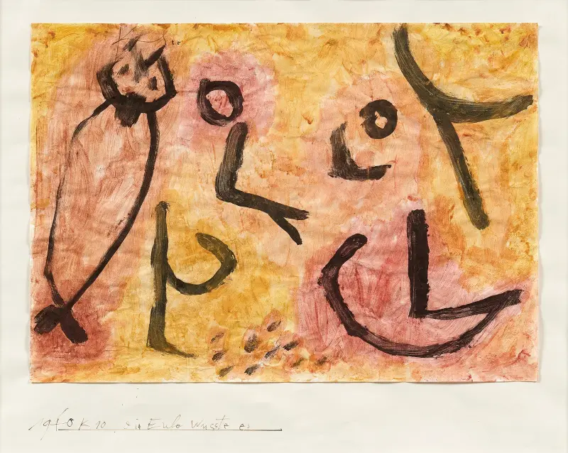 Die Eule wusste es av Paul Klee