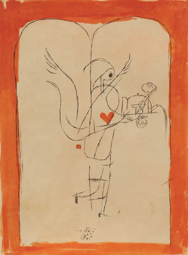 Ein Genius serviert ein kleines Frühstück von Paul Klee