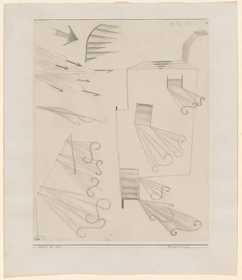 Feuerwind von Paul Klee