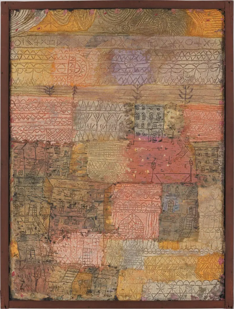 Florentinskt villakvarter av Paul Klee