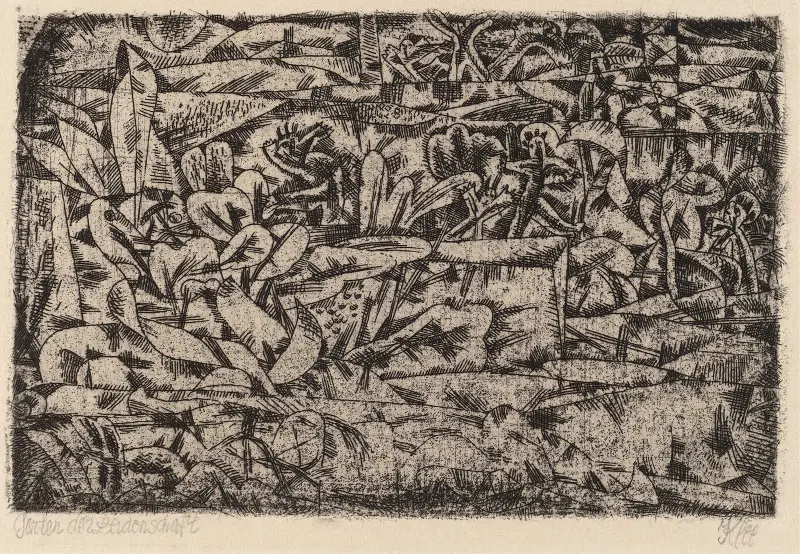 Lidelsens trädgård av Paul Klee