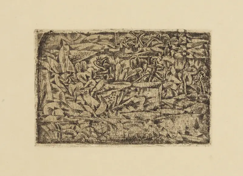 Ogród namiętności, 1921, Paul Klee
