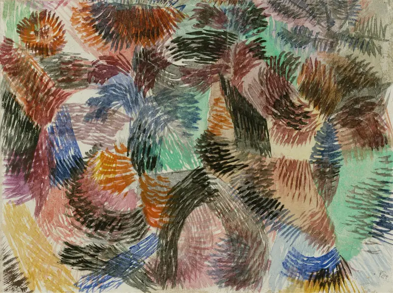 Skogens libido av Paul Klee