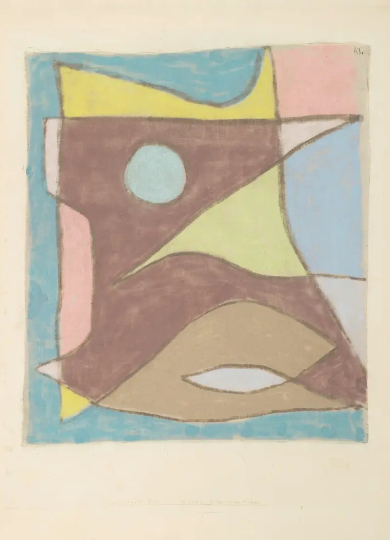 Maske unterwasserführer von Paul Klee