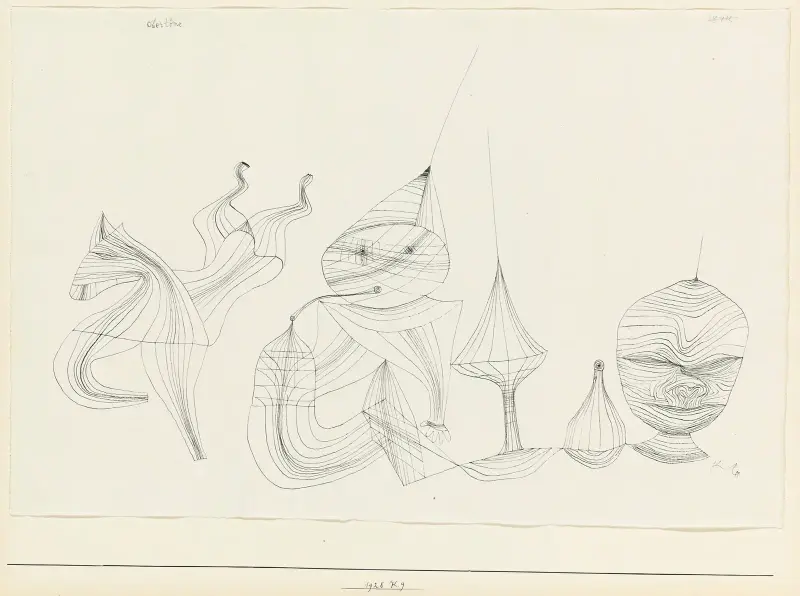 Obertöne (Overtones), Paul Klee