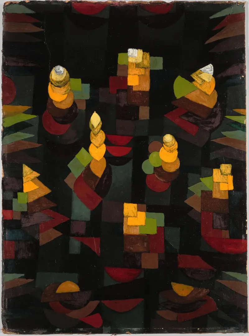 Pflanzenwachstum av Paul Klee