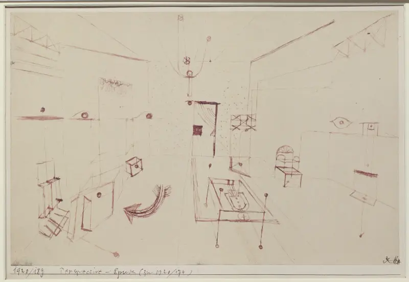 Perspektywa fantomowa, 1920 – Nr. 2, Paul Klee