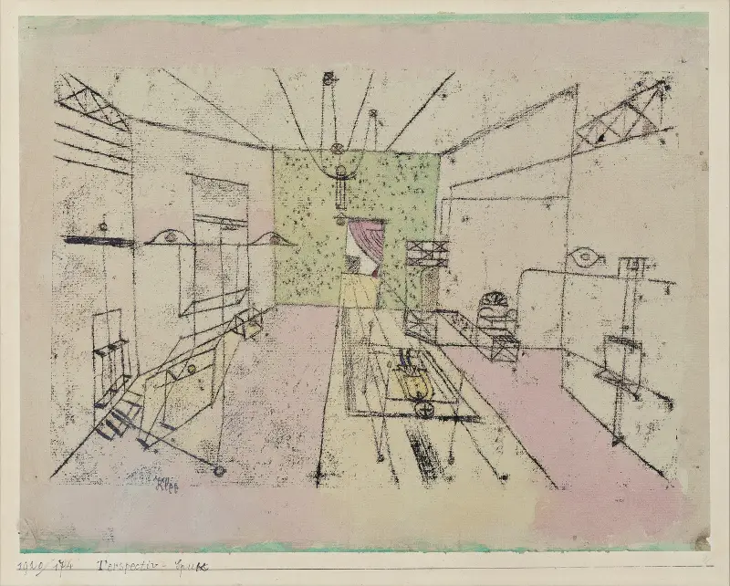 Phantom Perspective, 1920 – nr 1 av Paul Klee